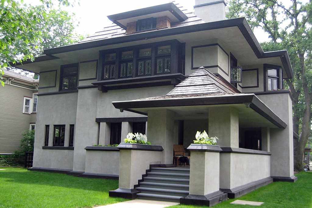 Large Frank Lloyd Wright Hills House