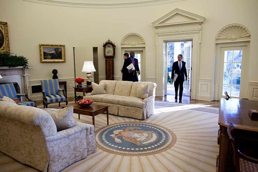 Obama in the Oval Office
