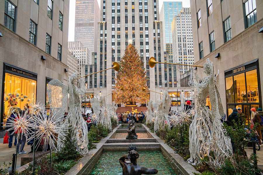 Rockefellar Center at Christmas