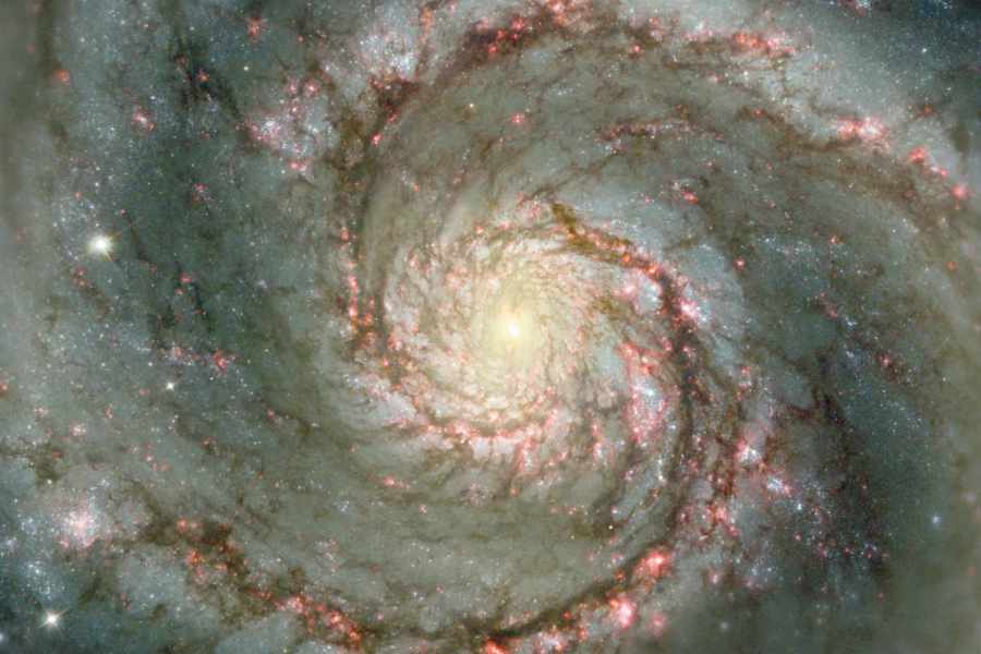 The Whirlpool Galaxy from Hubble