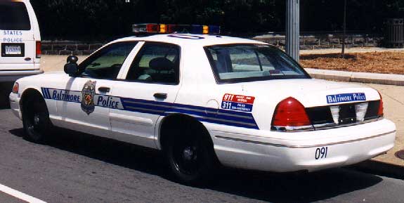 Baltimore Police Car