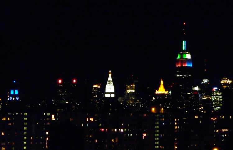 New York Nightime Skyline