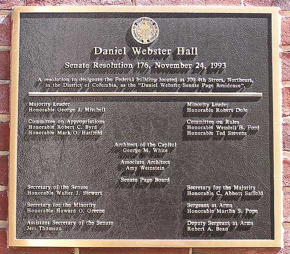 Webster Hall Plaque