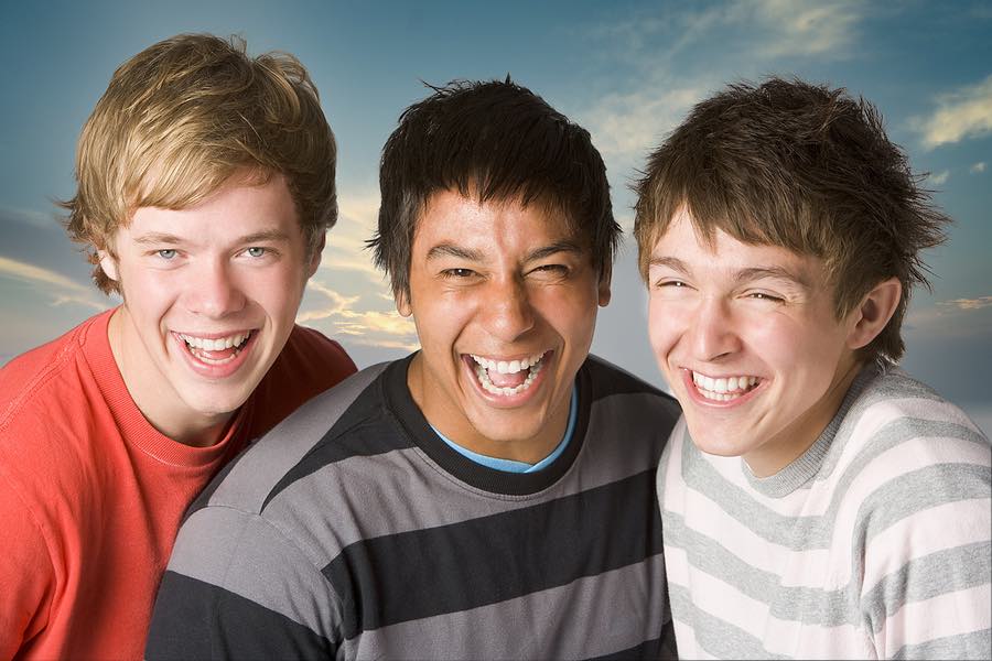 Two boys and a man