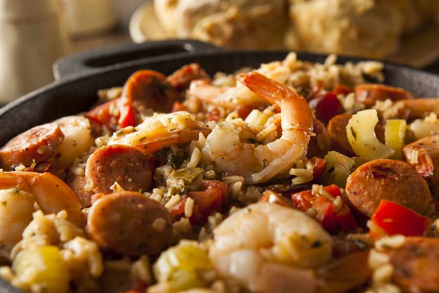 Homeade Cajun Jambalaya