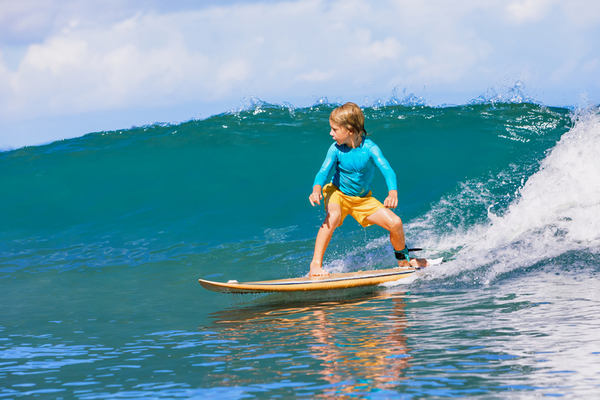 Another young learner surfer