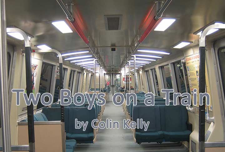Two Boys on a Train by Colin Kelly