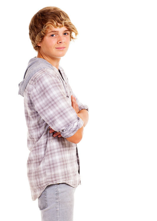 Teenage boy standing