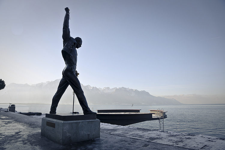 Freddie Mercury bronze at Montreux