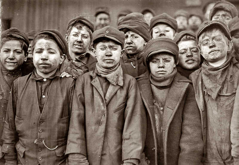 Breaker boys, Pennsylvania, 1911