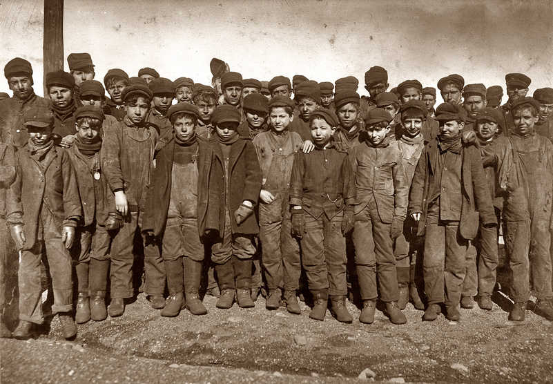 Young coal sorters, Pennsylvania, 1911