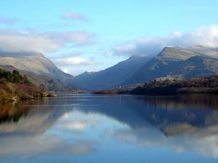 Lake Padarn and Snowdon