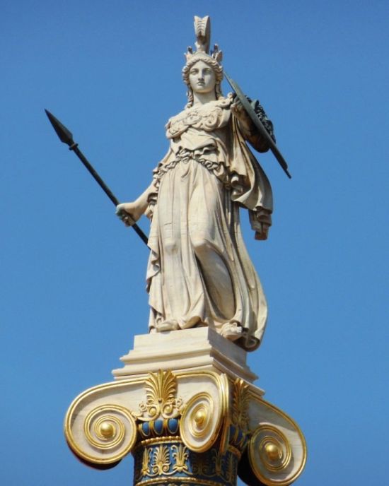 Statue on column