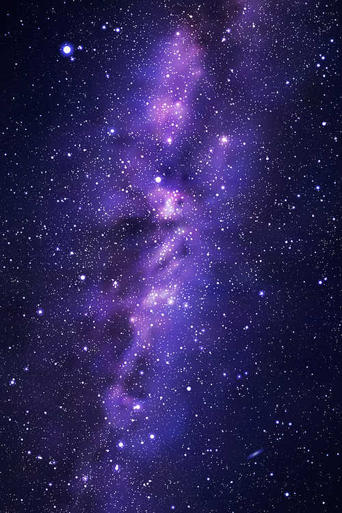 Milky Way starry night sky