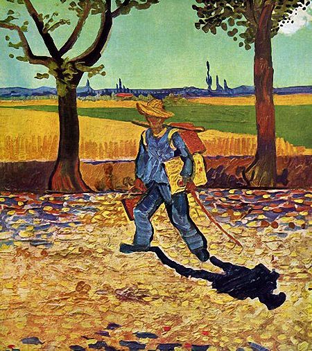 On the Road to Tarascon by Vincent Van Gogh