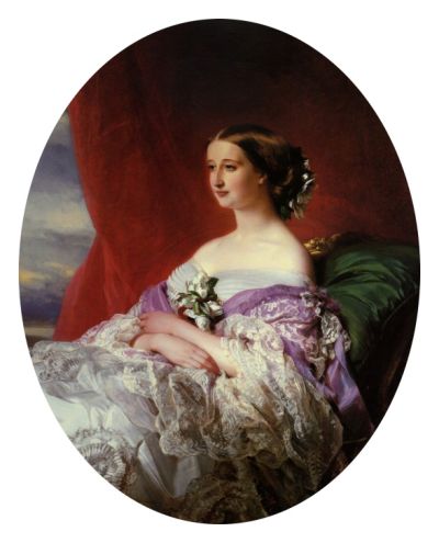 Painting of a lady seated