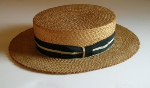 A straw boater