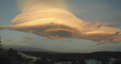 Unusual cloud formation