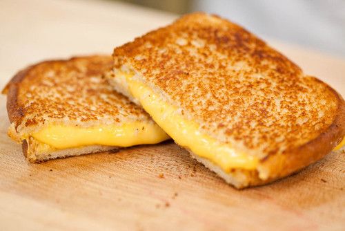 Toasted cheese sandwiches