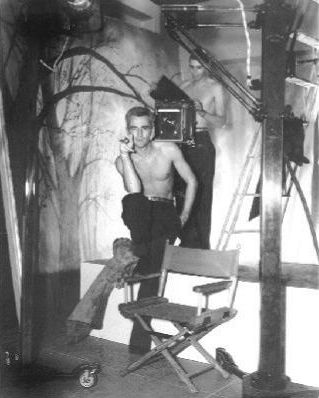 George Platt Lynes and his assistant in the studio