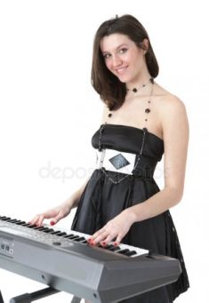 Charlene: young lady at a keyboard
