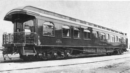 Lewis Brown's private railcar