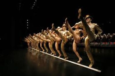 Anthony (closest) in chorus line
