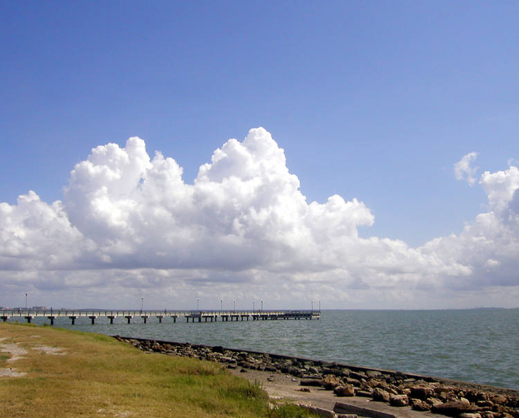 A fishing pier