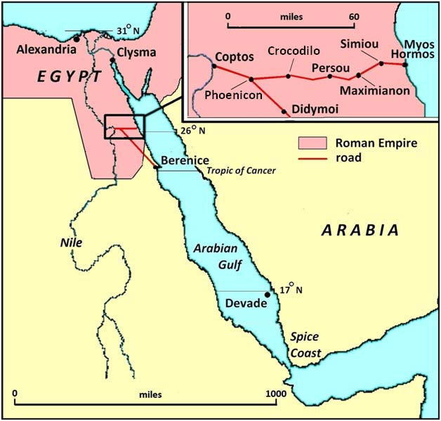 Map of the Arabian Gulf