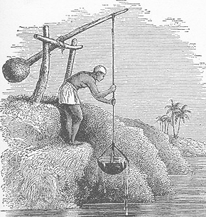 A man using a tula / kelon