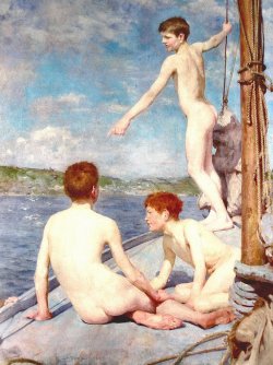 Henry Scott Tuke’s The Bathers