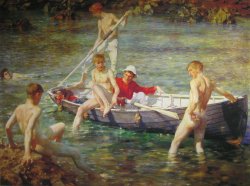 Henry Scott Tuke’s Ruby, Gold and Malachite