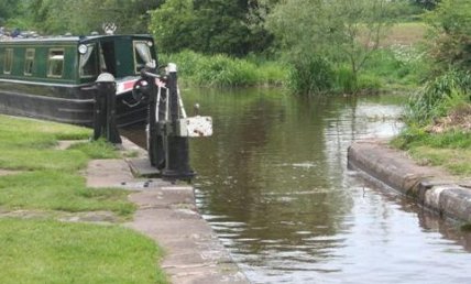 At the lock