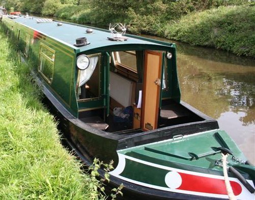 Moored on the canal